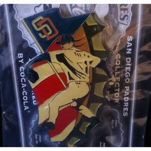 New MLB San Diego Padres Team Collector Puzzle Pin Set #8 2002 By Coca Cola Rare